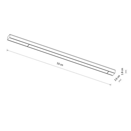 Трековый магнитный светильник Nowodvorski Line Led Black 11308