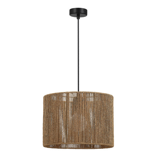 SLE6024-603-01 Светильник подвесной бежевый/черный E27 1*40W ETTAN