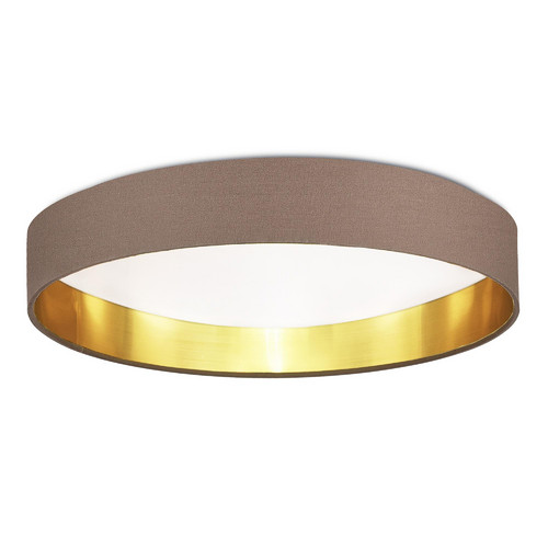 SLE300572-01 Светильник потолочный Никель/Темно-бежевый, Золотистый LED 1*50W 3000K/4000K/5000K BRESCIA