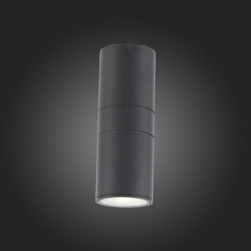 SL074.411.02 Светильник уличный настенный ST-Luce Черный/Черный LED 2*8W 4000K TUBO