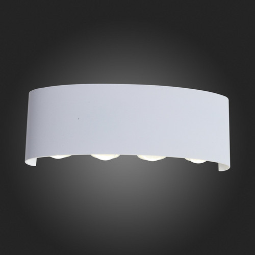 SL089.501.08 Светильник уличный настенный ST-Luce Белый кварцевый LED 8*1W 4000K BISELLO