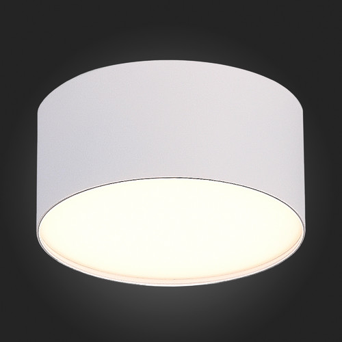 ST606.532.12 Светильник потолочный Белый LED 1*12W 3000K 1 080Lm Ra>85 120° IP20 D120xH55 185-265V Накладные светильники