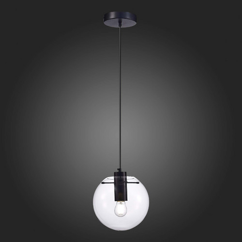 SL1056.403.01 Подвес ST-Luce Черный/Прозрачный E27 1*60W NOOR