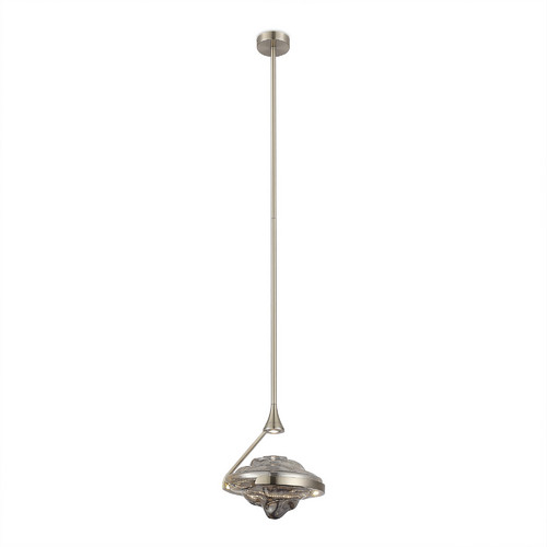 SL6115.103.01 Светильник потолочный  ST-Luce Никель/Дымчато-Серый LED 1*19W 3000K AMARA