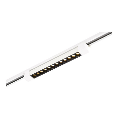 ST367.536.10 Св-к трек. Белый LED 1*10W 3000K 875Lm Ra90 24 IP20 L387xW49xH54 170-240VV BASE