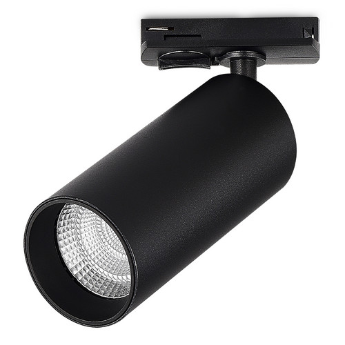 ST382.446.20.TRIAC Св-к трек. Черный LED 1*20W 4000K 1 800Lm Ra>90 24 IP20 DxH- 220V BASE