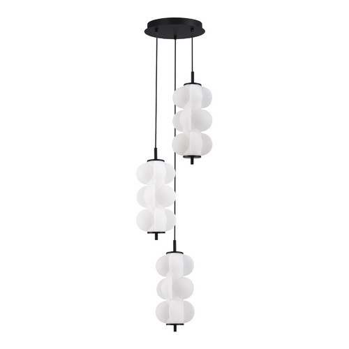 SL6121.403.03 Светильник подвесной ST-Luce Черный/Белый LED 3*7,5W 3000K TALISMAN