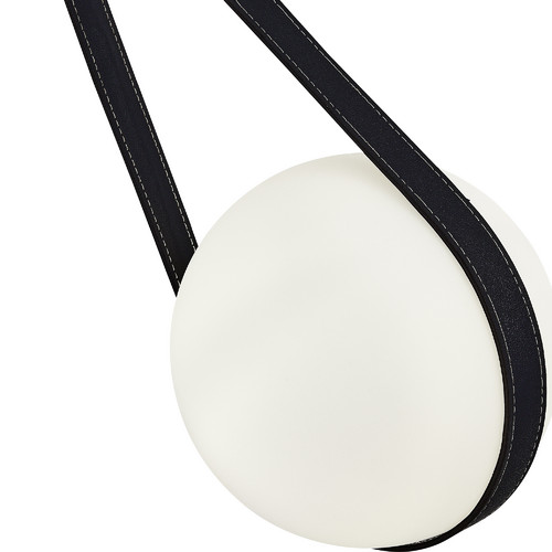 SL2002.413.01 Светильник подвесной ST-Luce Черный/Белый E27 1*60W MOONBAG