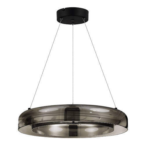 SL6019.333.01 Светильник подвесной ST-Luce Черный/Дымчатый, Белый LED 1*36W 3000K FORAY