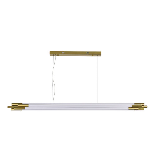 SL6237.303.58 Светильник подвесной ST-Luce латунь/белый LED 1*58W 4000K DALLAMOS