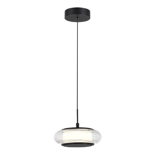 SL6239.403.01 Светильник подвесной ST-Luce черный/прозрачный LED 1*7W 3000K FRITTELA