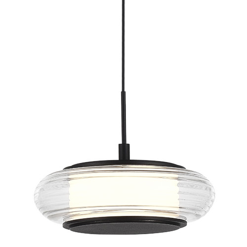 SL6239.403.01 Светильник подвесной ST-Luce черный/прозрачный LED 1*7W 3000K FRITTELA