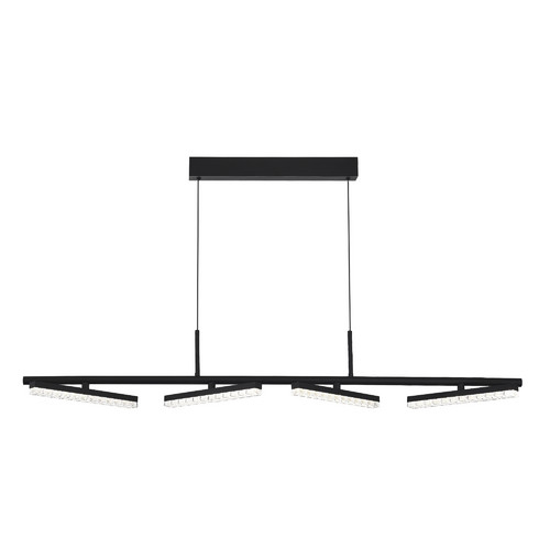 SL1018.403.04 Светильник подвесной ST-Luce черный/прозрачный LED 1*32W 4000K EUCLIDICS
