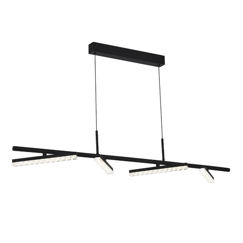 SL1018.403.04 Светильник подвесной ST-Luce черный/прозрачный LED 1*32W 4000K EUCLIDICS