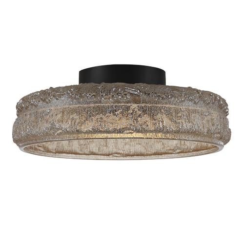 SL6143.422.01 Светильник потолочный ST-Luce черный/шампань LED 1*15W 4000K ANTIKE