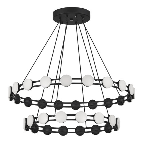 SL6610.403.36 Светильник подвесной ST-Luce черный/белый LED 1*70W 4000K MONRO