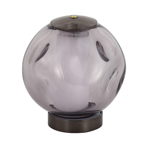 SL6520.404.01 Прикроватная лампа ST-Luce черный жемчуг/прозрачно-дымчатый LED 1*5W 4000K HELMI