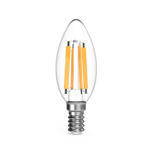 103801113 Лампа Gauss Filament Свеча 13W 1100lm 2700К Е14 LED 1/10/50