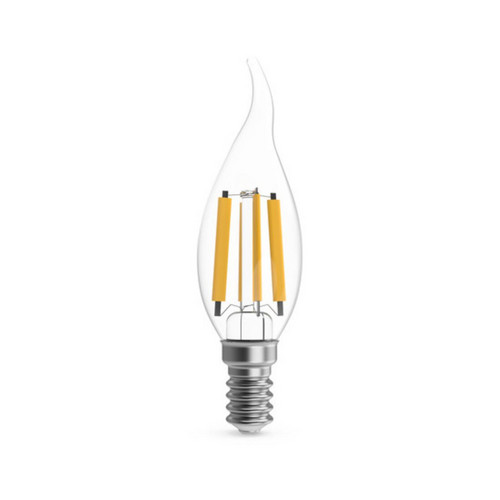104801113 Лампа Gauss Filament Свеча на ветру 13W 1100lm 2700К Е14 LED 1/10/50