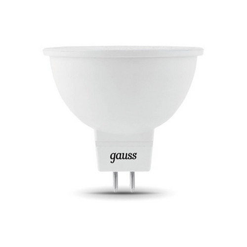101505105 Лампа Gauss LED MR16 GU5.3 5W 500lm 3000K 1/10/100