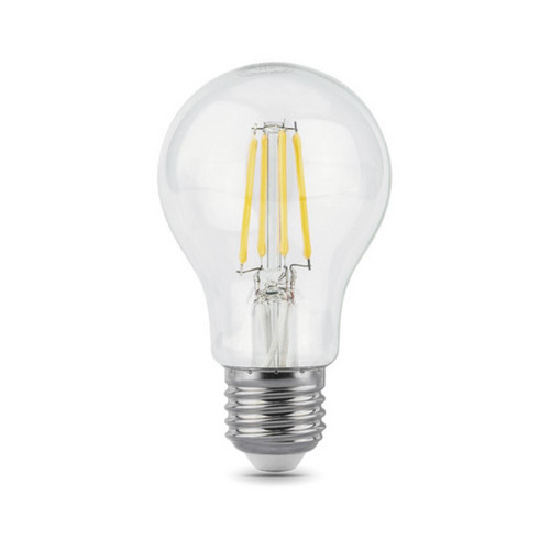 102802106 Лампа Gauss LED Filament A60 E27 6W 600lm 2700К 1/10/40