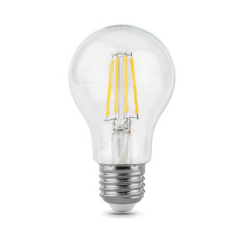 102802110 Лампа Gauss LED Filament A60 E27 10W 930lm 2700К 1/10/40