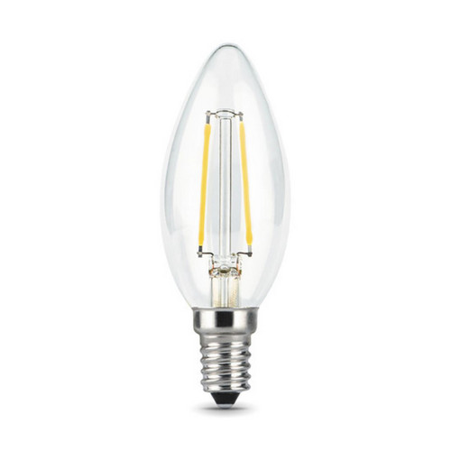 103801109 Лампа Gauss LED Filament Свеча E14 9W 680lm 2700К 1/10/50