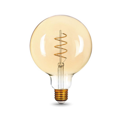 158802008 Лампа Gauss Filament G125 6W 360lm 2400К Е27 golden flexible LED 1/20