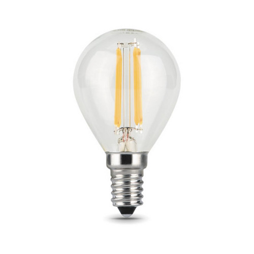 105801207-S Лампа Gauss Filament Шар 7W 580lm 4100К Е14 шаг. диммирование LED 1/10/50