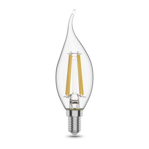 104801111 Лампа Gauss LED Filament Свеча на ветру E14 11W 720lm 2700K 1/10/50