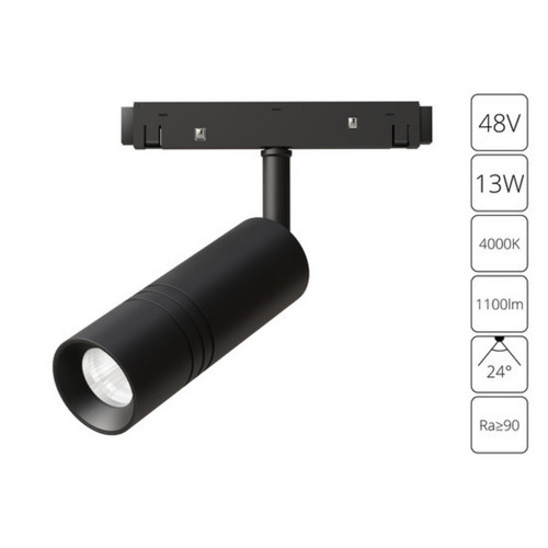 A5721PL-1BK СВЕТИЛЬНИК ПОТОЛОЧНЫЙ EXPERT 48В 13Вт 1100Лм 4000К 90+ 24°