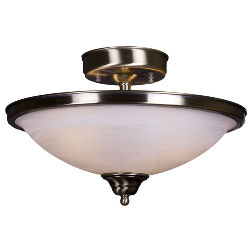 357-507-02 VELANTE Классический стиль светильник потолочный, E27, 2x60W