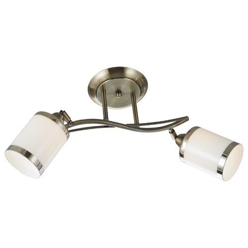 713-507-02 VELANTE Классический стиль светильник потолочный, E27, 2x60W