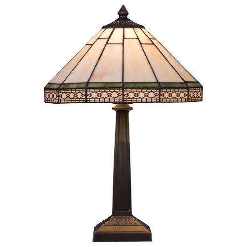 857-804-01 VELANTE Стиль Tiffany светильник настольный, E27, 60W