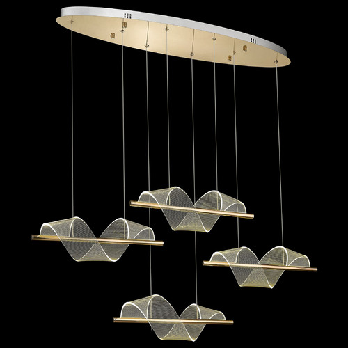 WE452.04.323 WERTMARK HILDA светильник подвесной, LED, 4x14W, 3000K