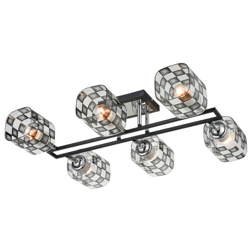 274-107-06 VELANTE Современный стиль светильник потолочный, E27, 6x60W
