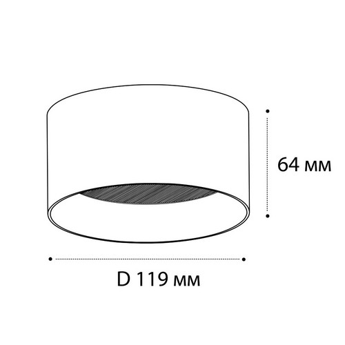 IT02-004 white 3000K светильник потолочный влагозащищенный