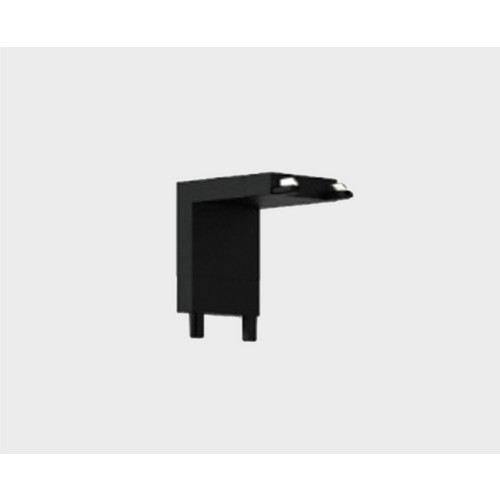 IT09-9032 black соединитель вертикальный угловой
