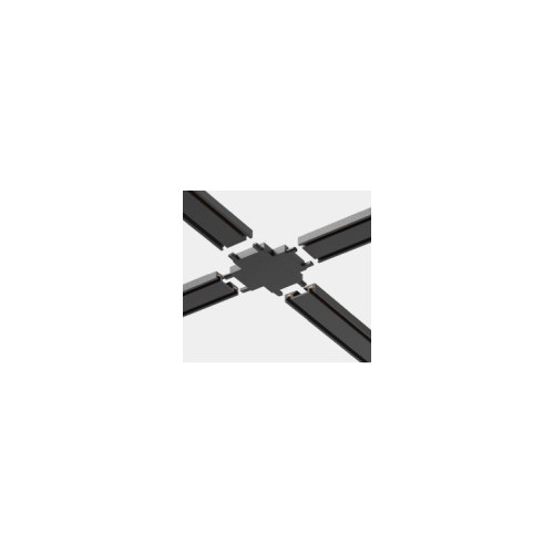 IT09-9031 black соединитель крестовой