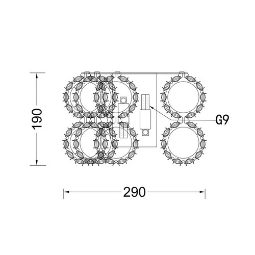 Бра Brilliance Chrome FL1107-2W (FL1107-2W)