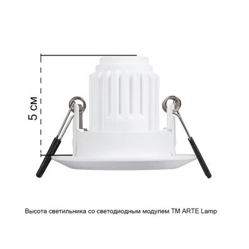 A2761PL-1WH Светильник потолочный встраиваемый MIRA MINI для MR11 Ø65x29мм белый IP20 монтаж Ø65мм