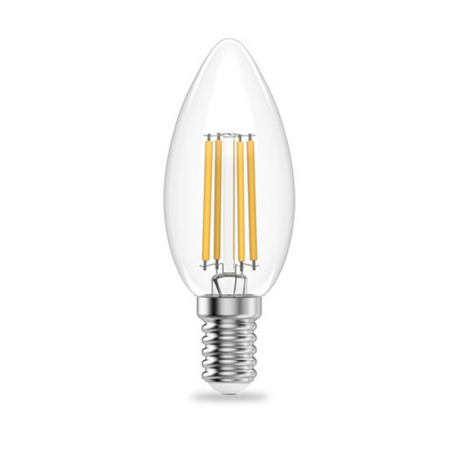 32122 Лампа Gauss Filament Elementary Свеча 12W 750lm 4100К Е14 LED 1/10/100