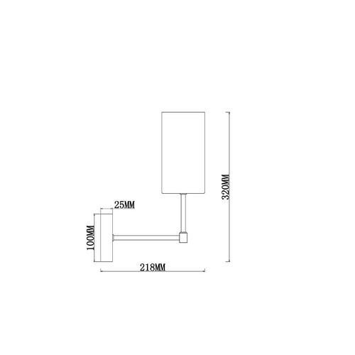 Настенный светильник (бра) Freya FR5184WL-01BS