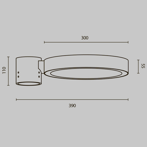 Парковый светильник Outdoor O472H-L50GF3K