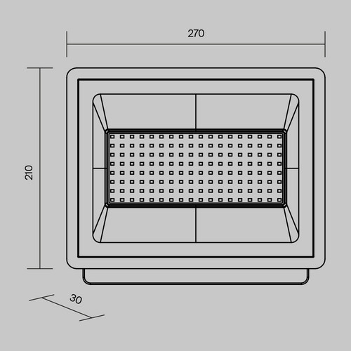 Прожектор Outdoor FL001-L100B6K