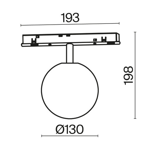 Трековый светильник Technical TR038-4-5WTW-DD-B