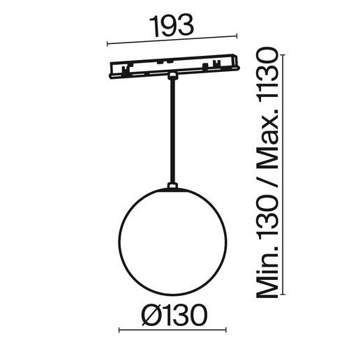 Трековый светильник Technical TR039-4-5WTW-DD-B