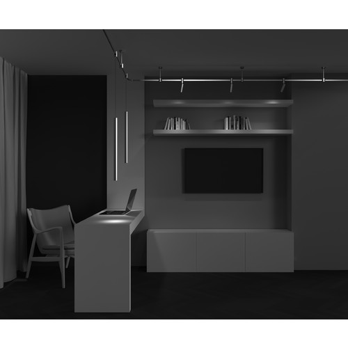 Трековый светильник Technical TR156-1-5W3K-PT