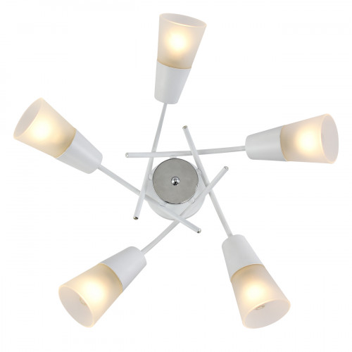 Escada 1109/5P Е14*40W White/Chrome