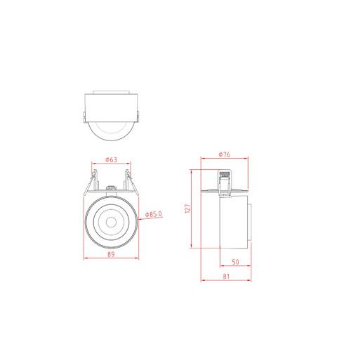 Потолочный светильник Technical C063CL-L12W3K